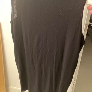 Fuzzi black turtle neck top black size XL